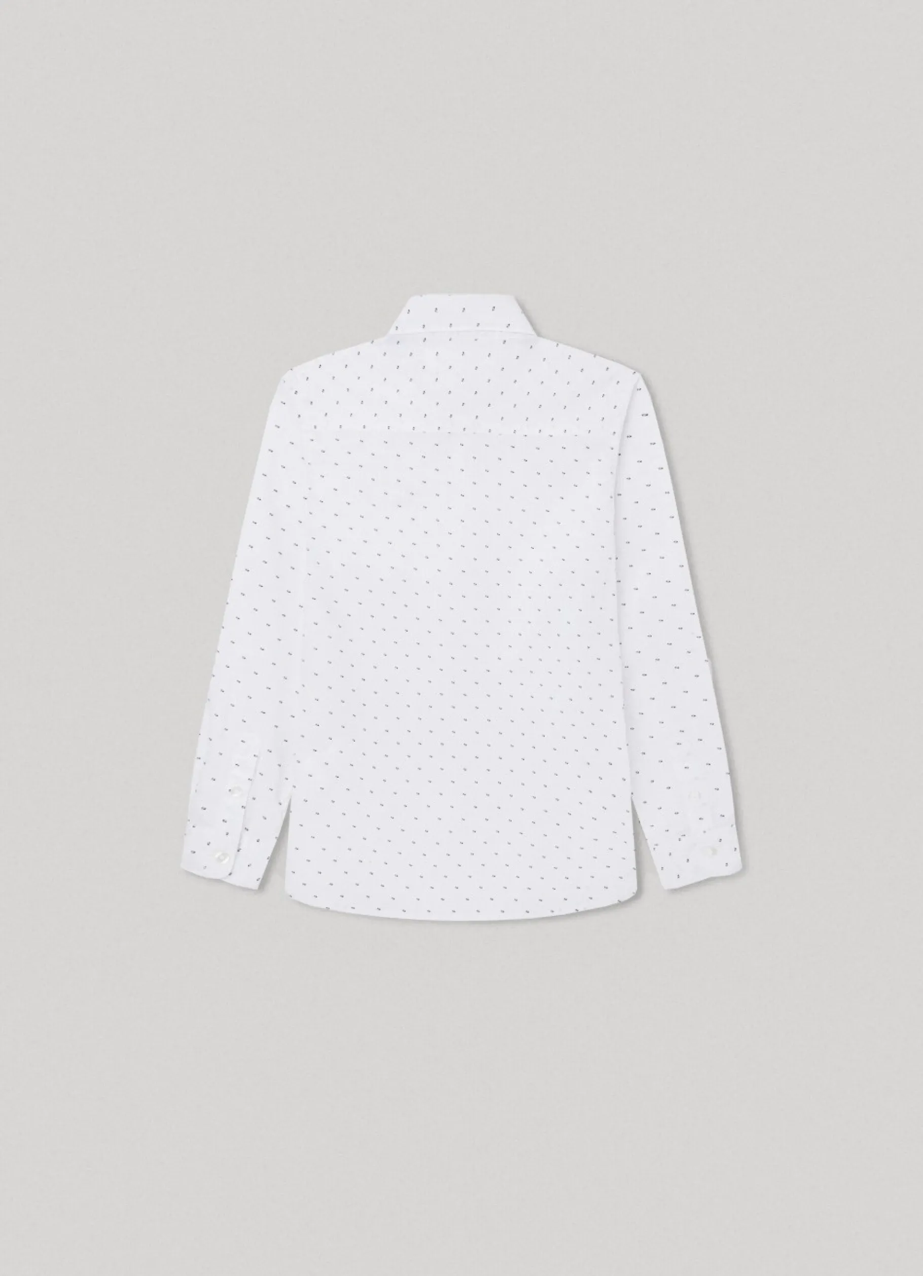 Boy Pepe Jeans Dotted Poplin Shirt