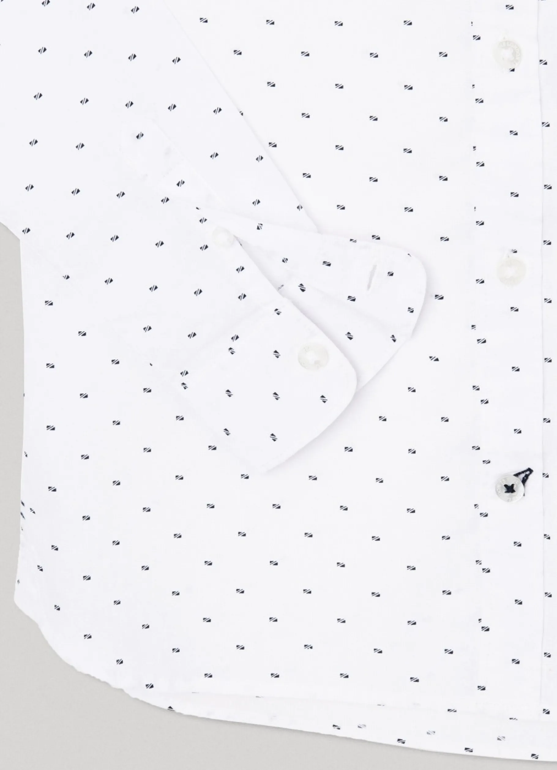Boy Pepe Jeans Dotted Poplin Shirt