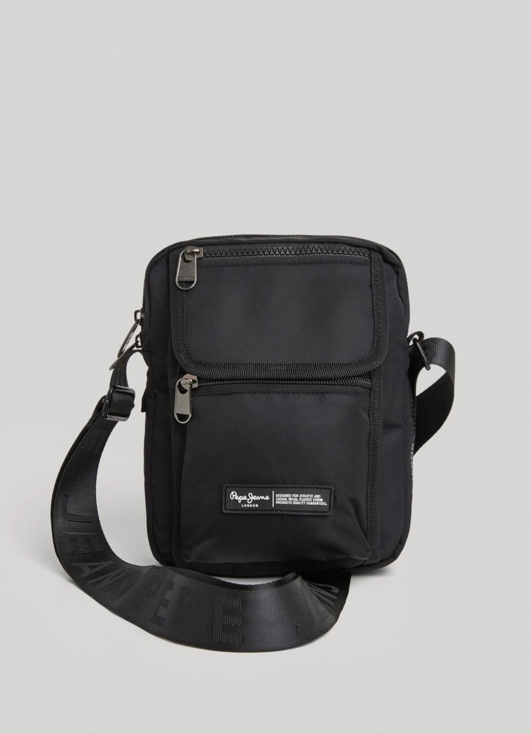 Men Pepe Jeans Double Compartment Crossbody Bag