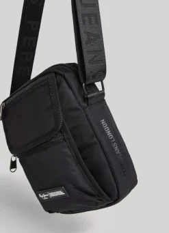 Men Pepe Jeans Double Compartment Crossbody Bag