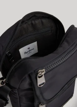 Men Pepe Jeans Double Compartment Crossbody Bag