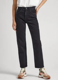 Women Pepe Jeans Dover Relaxed Fit High-Rise Jeans