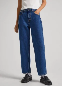 Women Pepe Jeans Dover Relaxed Fit High-Rise Jeans