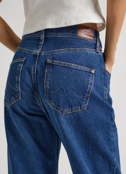 Women Pepe Jeans Dover Relaxed Fit High-Rise Jeans