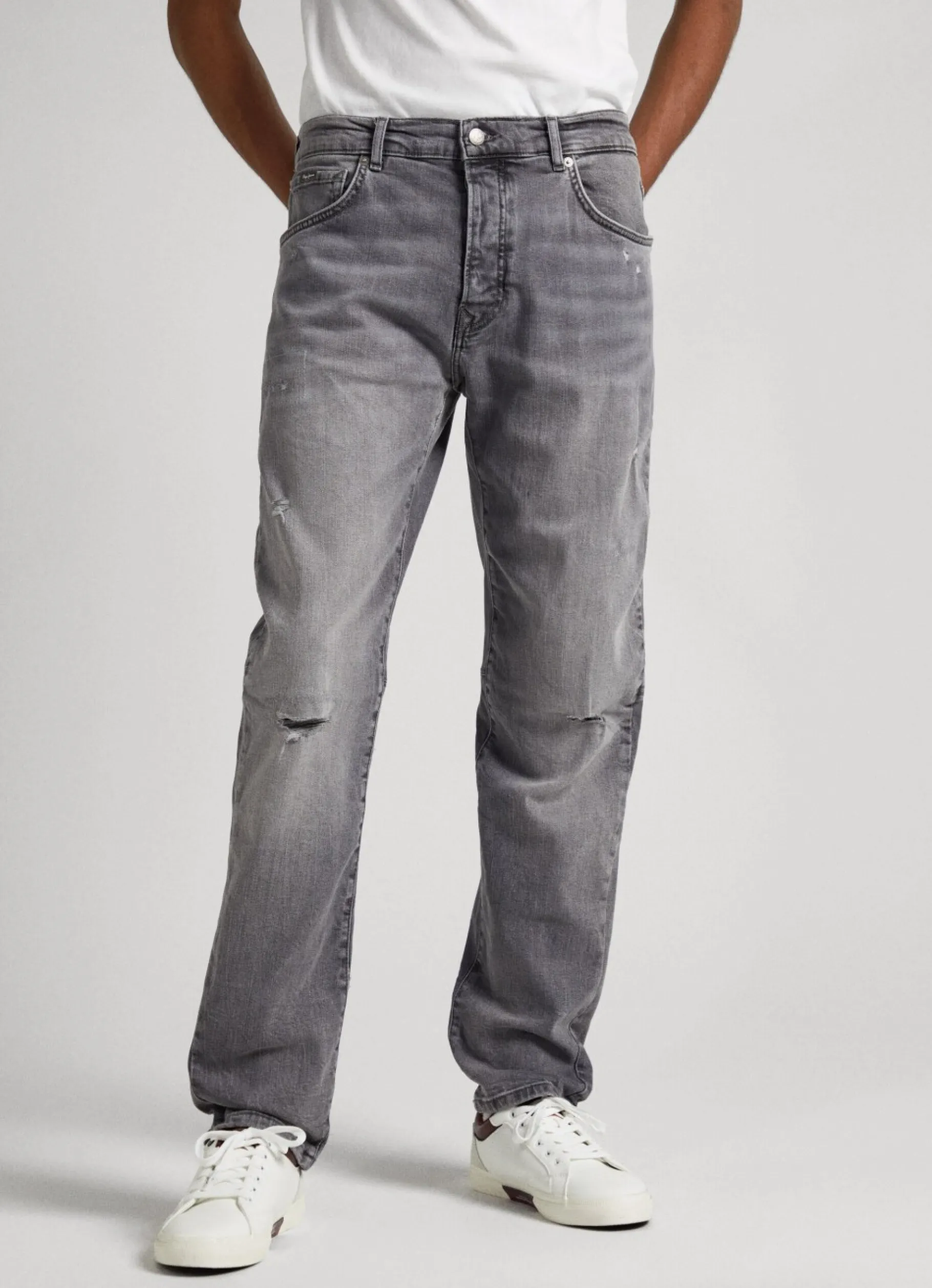 Men Pepe Jeans Easton Relaxed Fit Drop-Rise Jeans