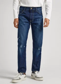 Men Pepe Jeans Easton Relaxed Fit Drop-Waist Jeans