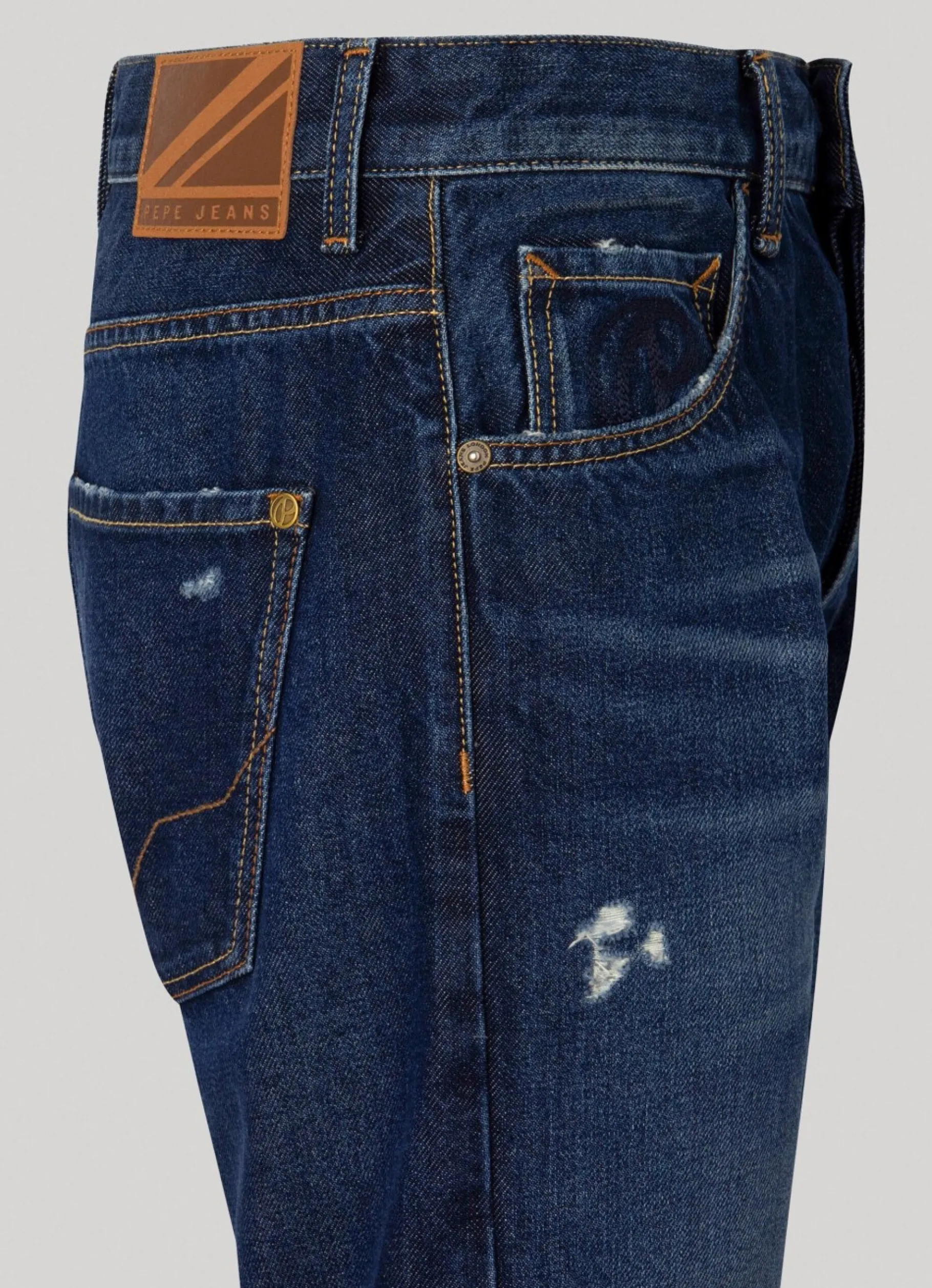 Men Pepe Jeans Easton Relaxed Fit Drop-Waist Jeans