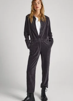 Women Pepe Jeans Elastic Corduroy Jumpsuit