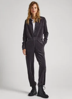Women Pepe Jeans Elastic Corduroy Jumpsuit