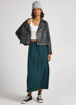 Women Pepe Jeans Elastic Waist Skirt