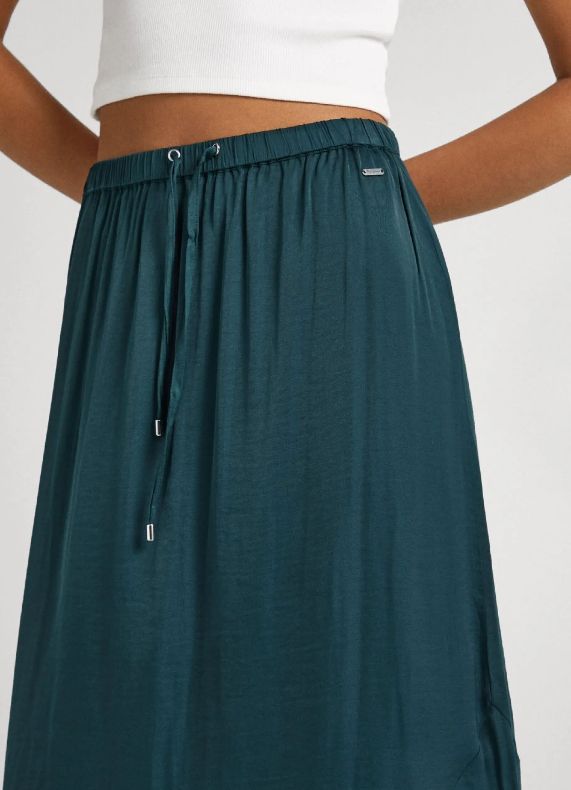Women Pepe Jeans Elastic Waist Skirt