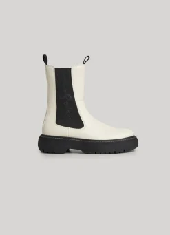 Women Pepe Jeans Elasticated Mid-Calf Boots