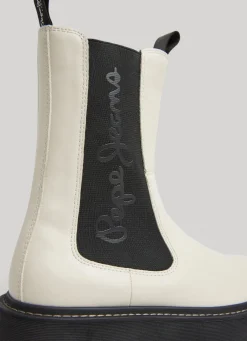 Women Pepe Jeans Elasticated Mid-Calf Boots