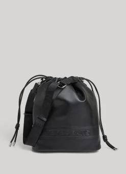 Women Pepe Jeans Embossed Logo Bucket Bag
