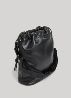 Women Pepe Jeans Embossed Logo Bucket Bag
