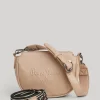 Women Pepe Jeans Embossed Logo Shoulder Bag