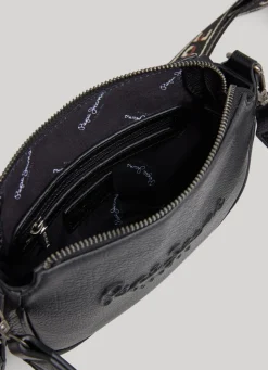 Women Pepe Jeans Embossed Logo Shoulder Bag