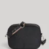 Women Pepe Jeans Embroidered Logo Camera Crossbody Bag