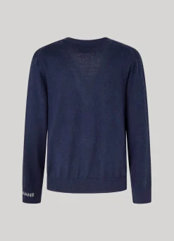 Men Pepe Jeans Embroidered Logo Cardigan