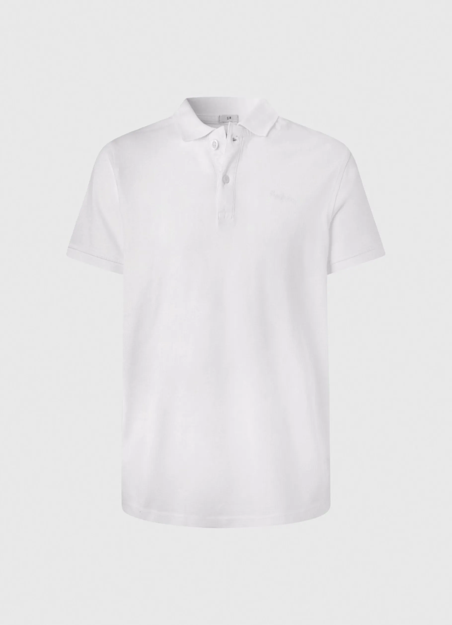 Men Pepe Jeans Embroidered Logo Cotton Pique Polo