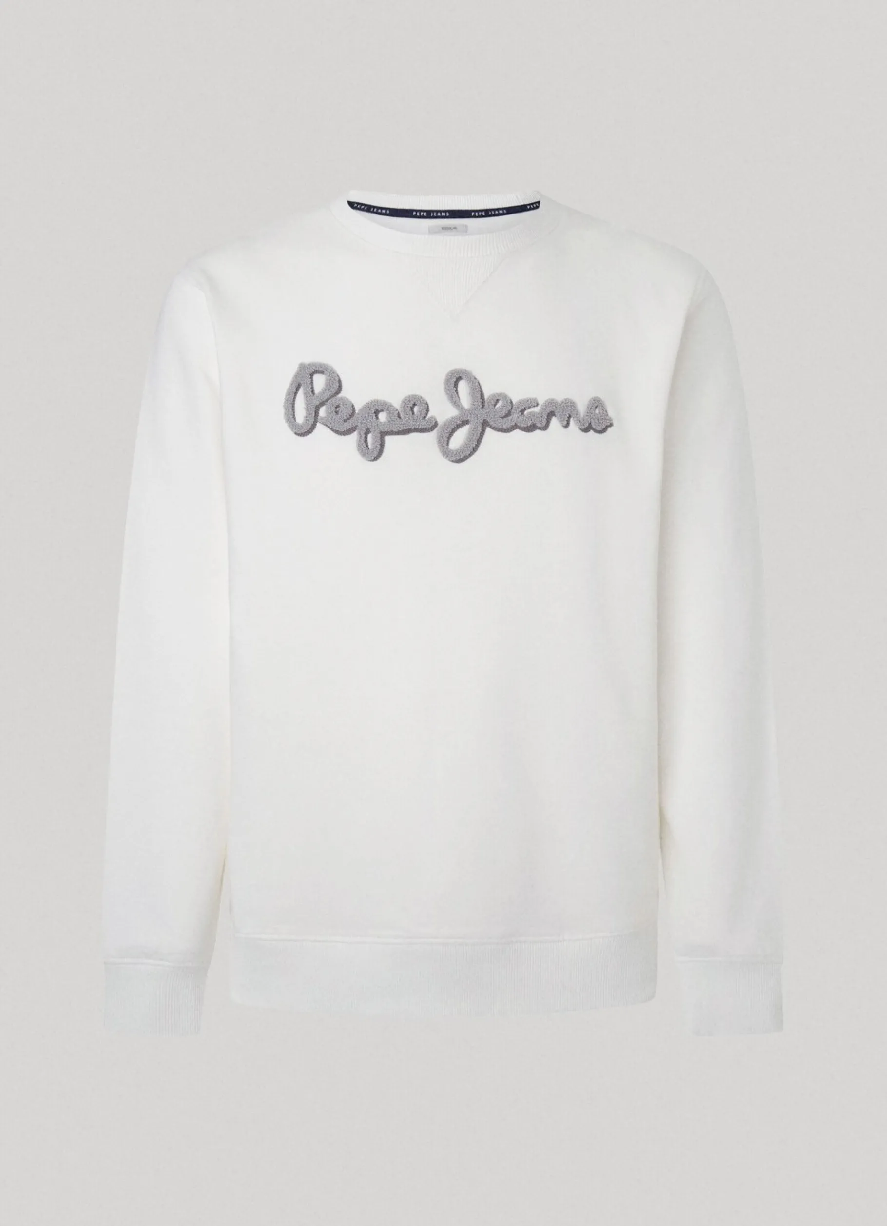 Men Pepe Jeans Embroidered Logo Cotton Sweatshirt