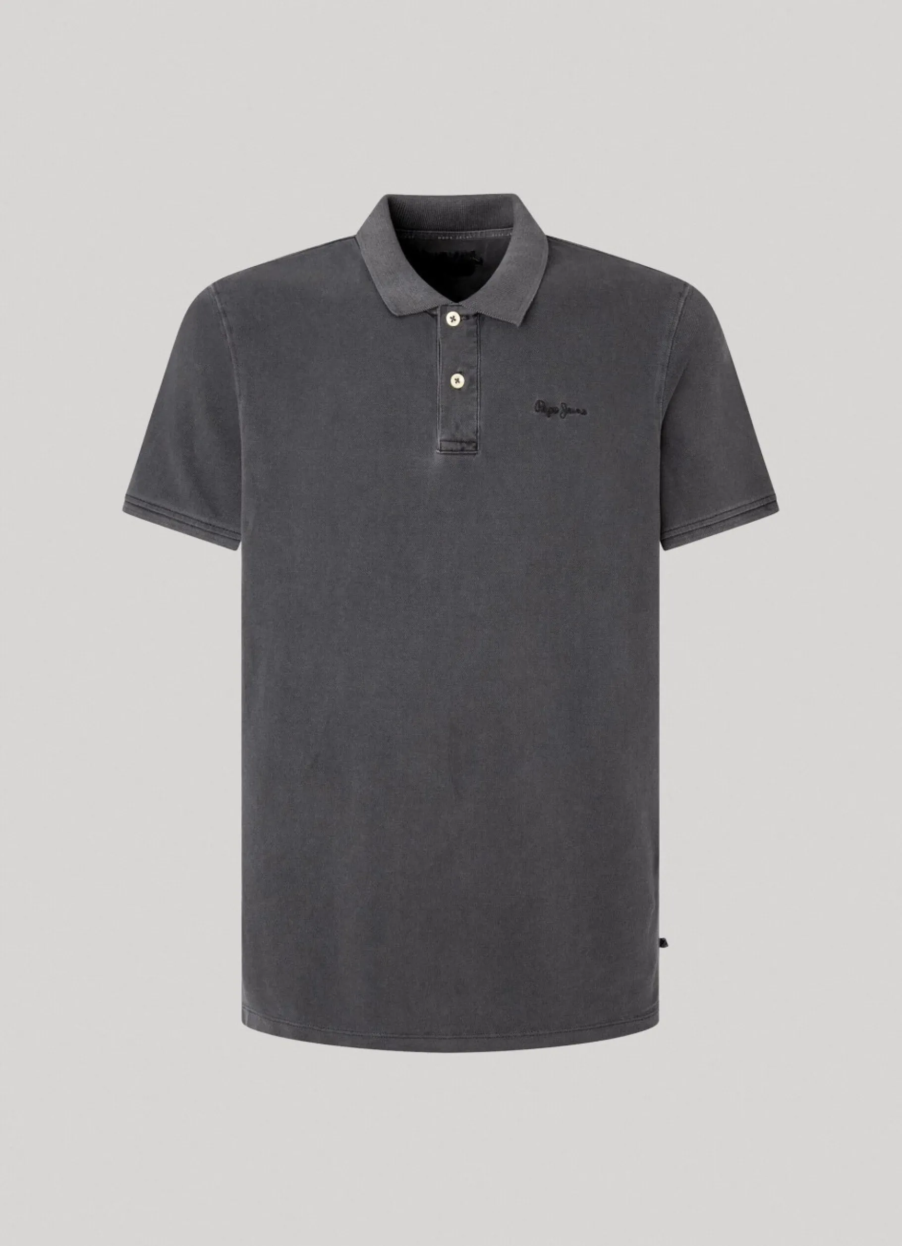 Men Pepe Jeans Embroidered Logo Pique Polo Shirt