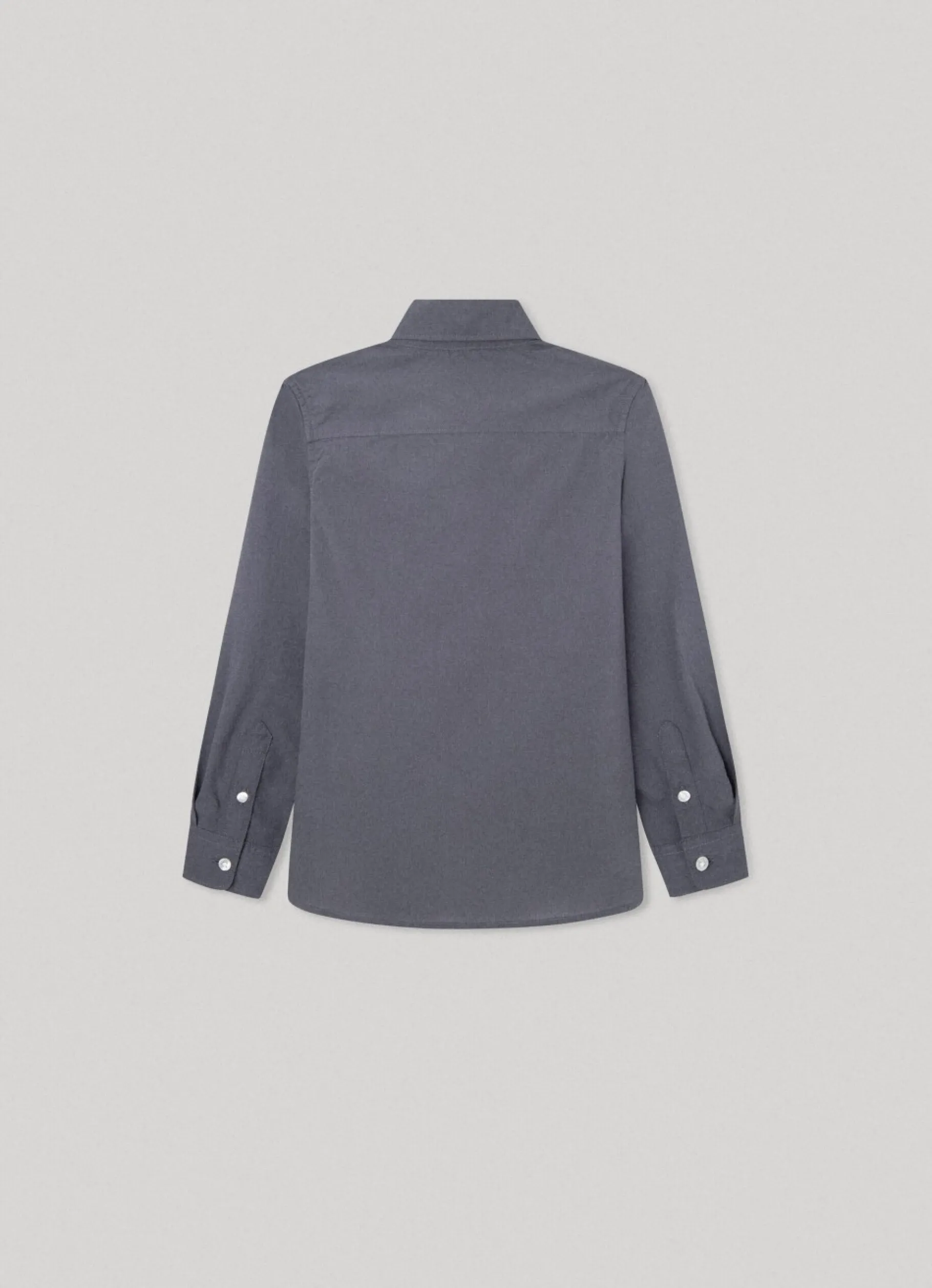 Boy Pepe Jeans Embroidered Logo Poplin Shirt