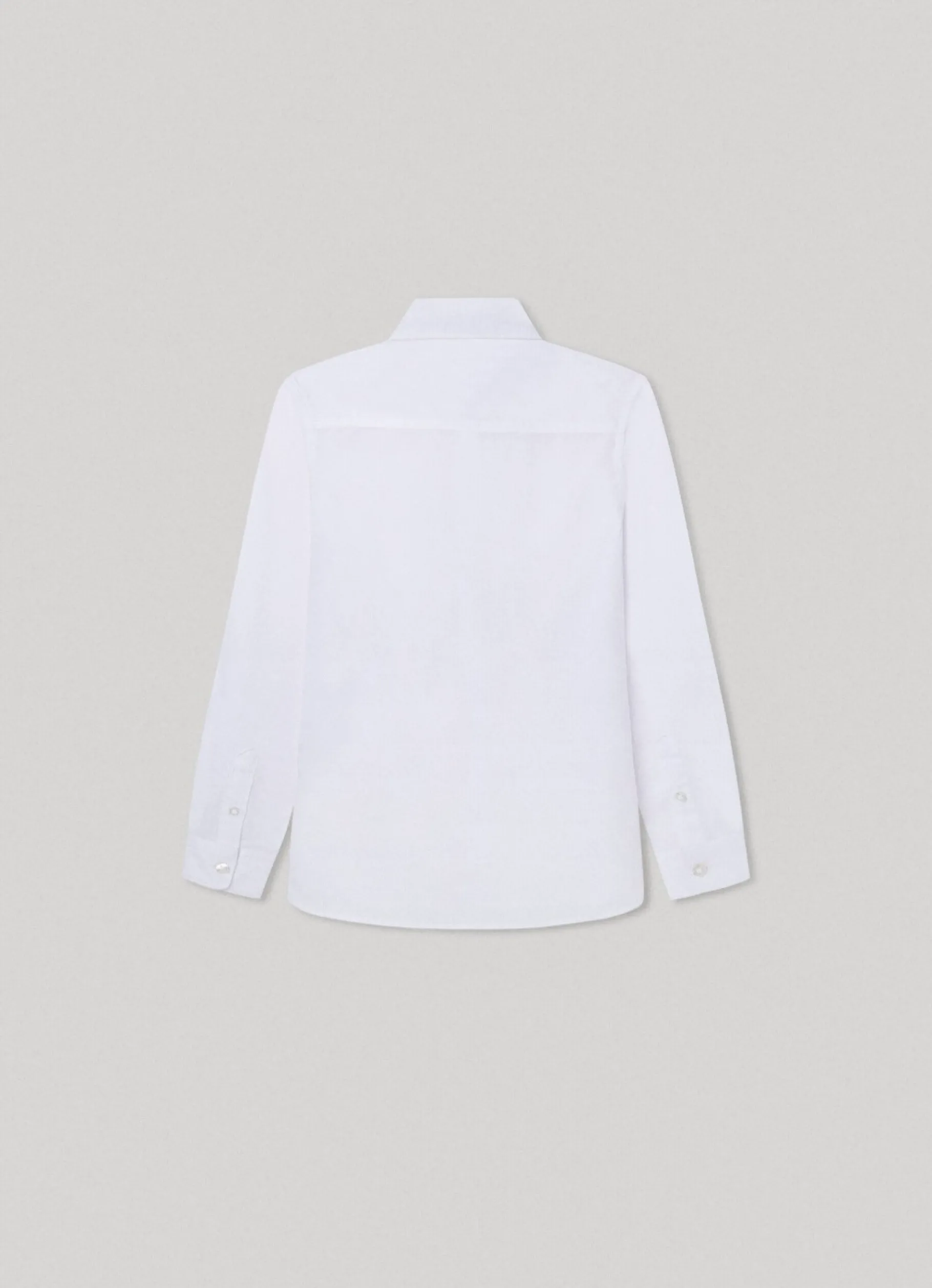 Boy Pepe Jeans Embroidered Logo Poplin Shirt