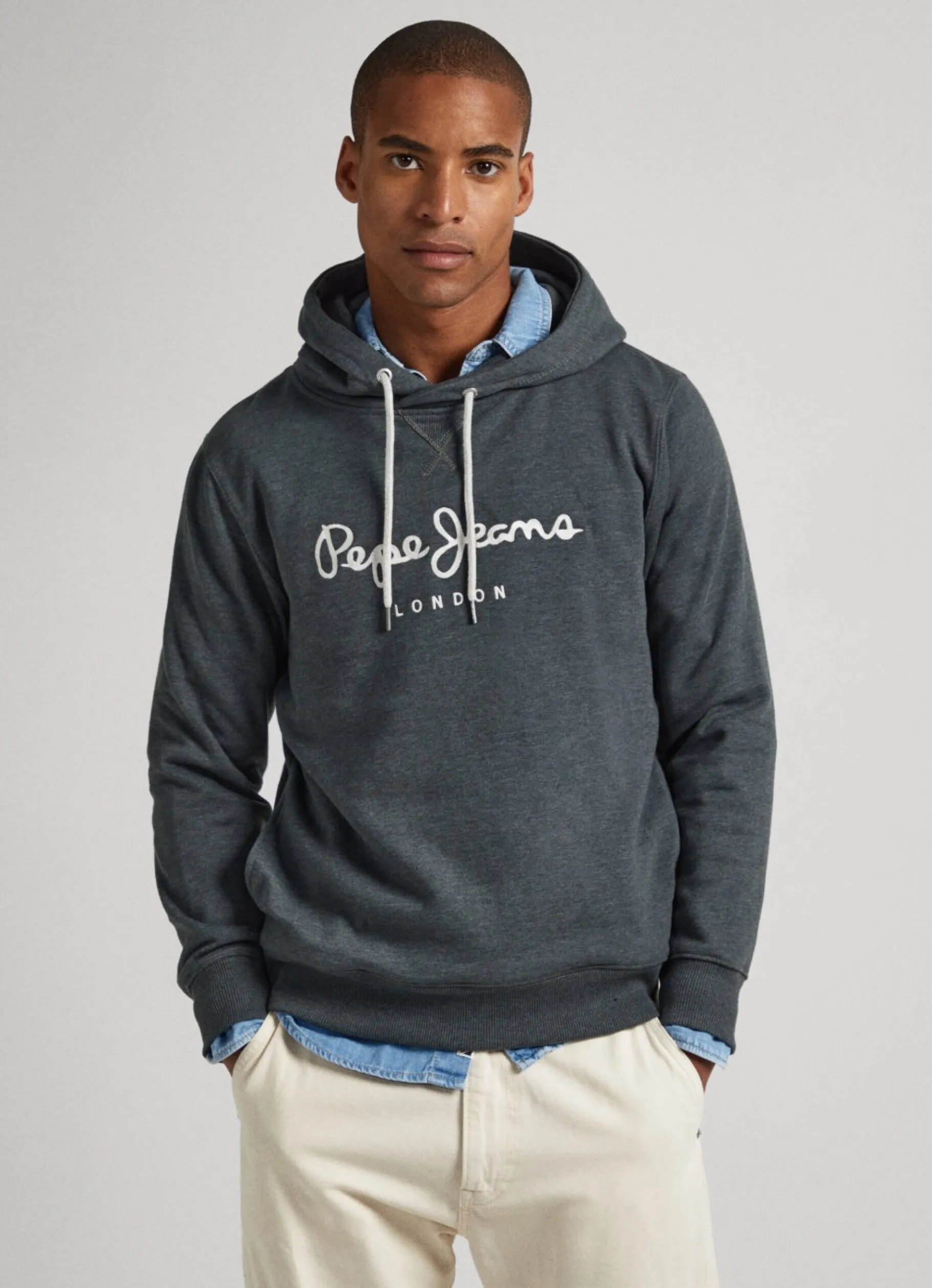 Men Pepe Jeans Embroidered Logo Sweatshirt