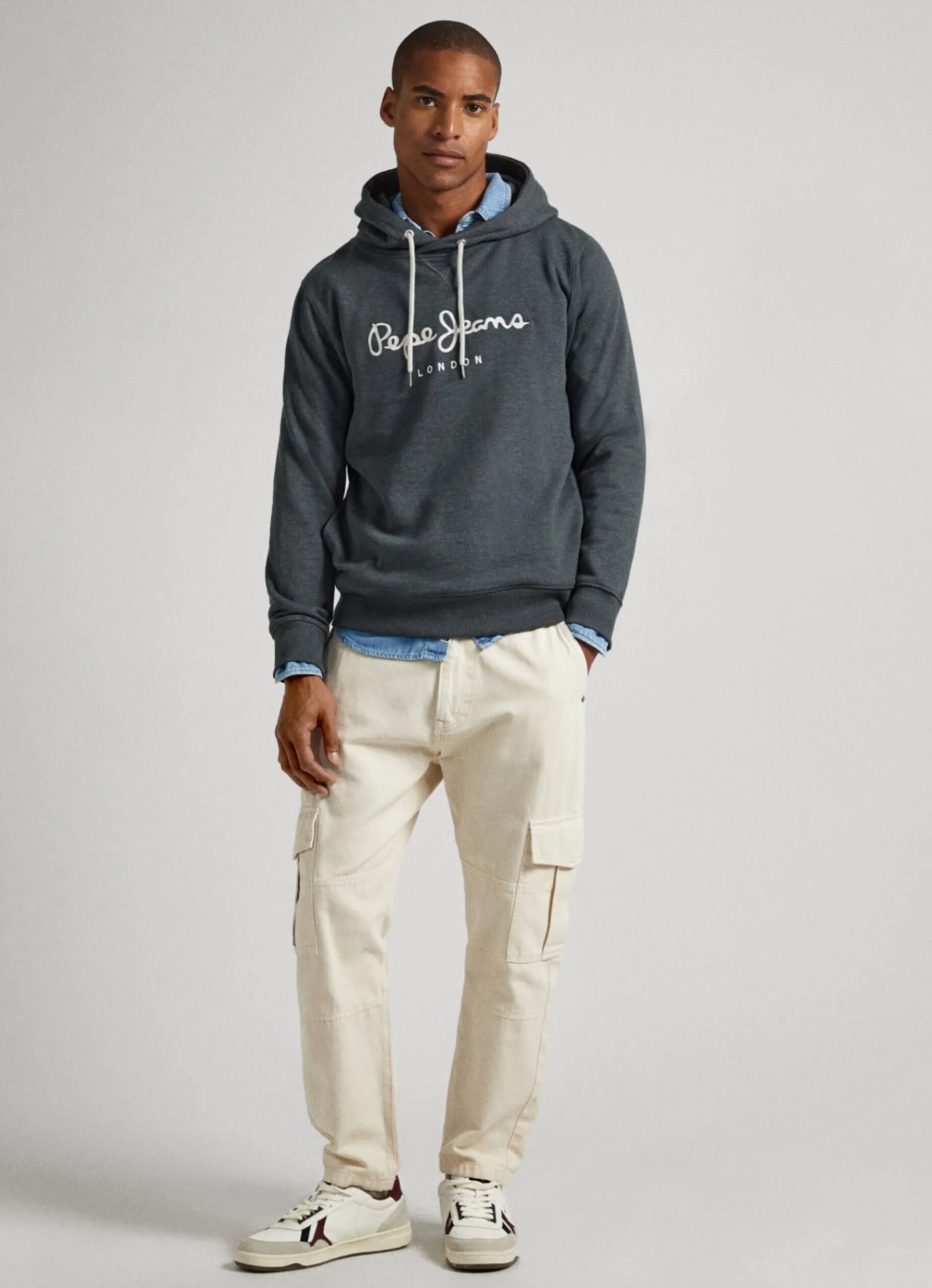 Men Pepe Jeans Embroidered Logo Sweatshirt