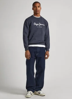 Men Pepe Jeans Embroidered Logo Sweatshirt