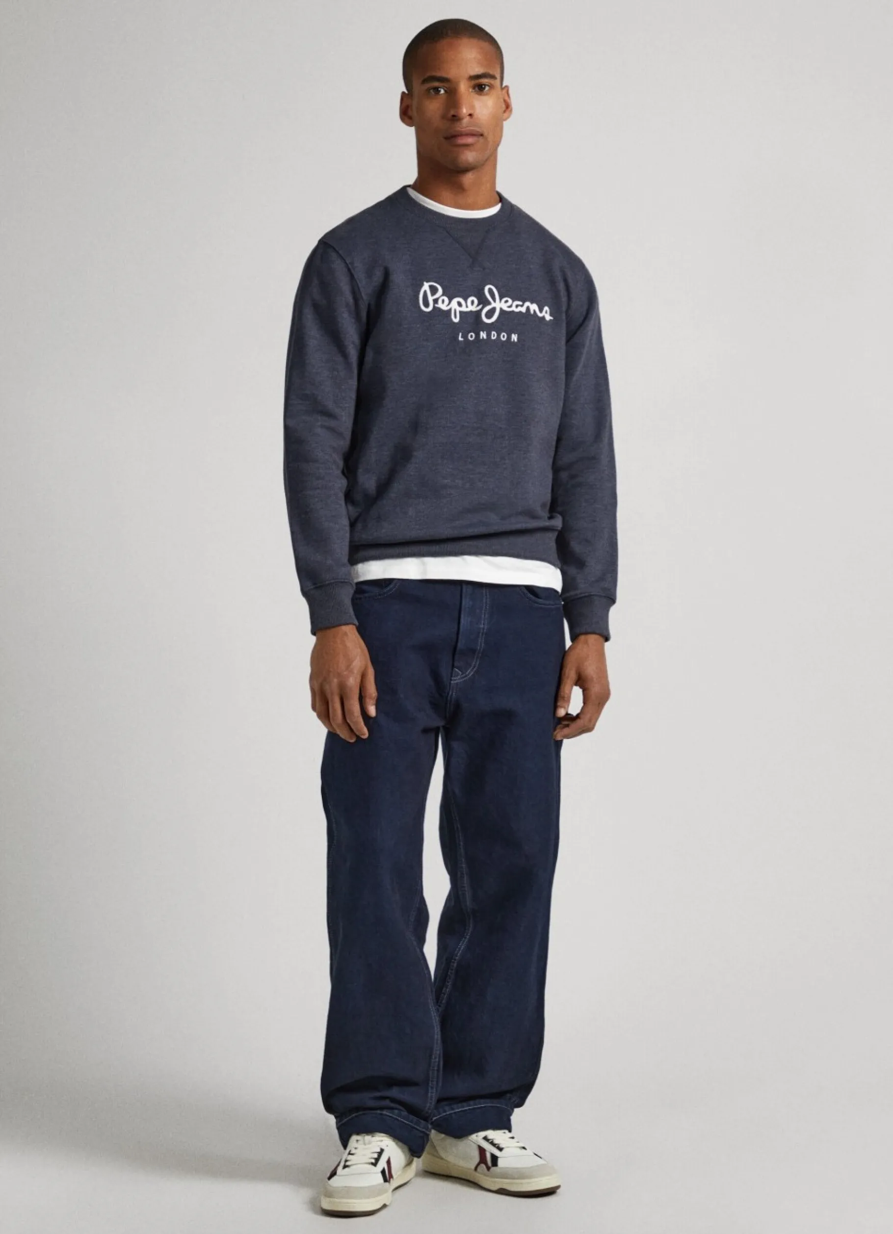 Men Pepe Jeans Embroidered Logo Sweatshirt