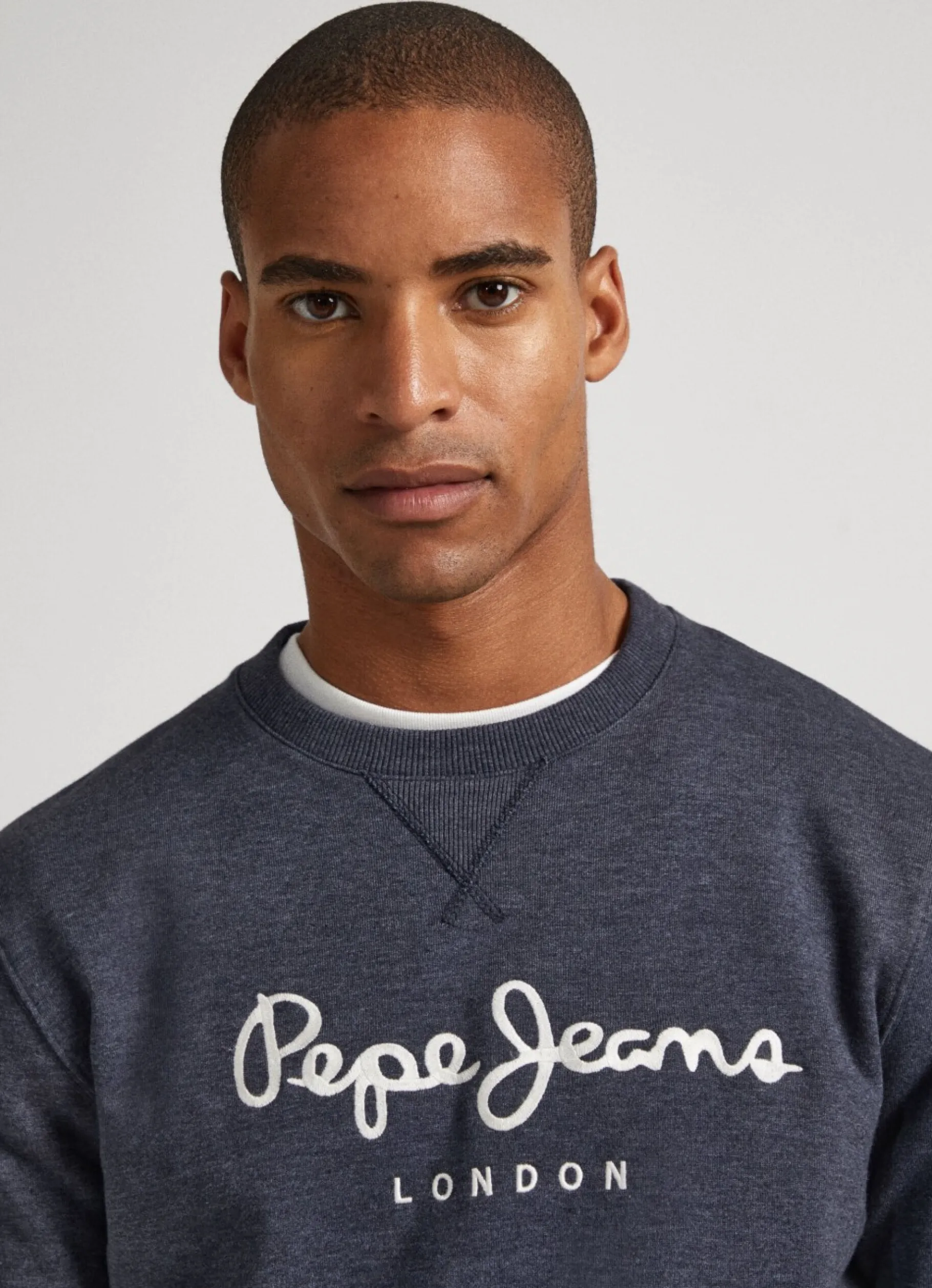 Men Pepe Jeans Embroidered Logo Sweatshirt