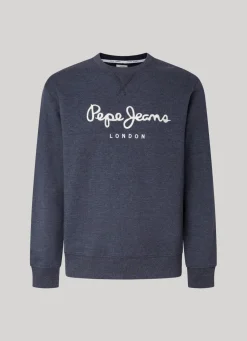 Men Pepe Jeans Embroidered Logo Sweatshirt