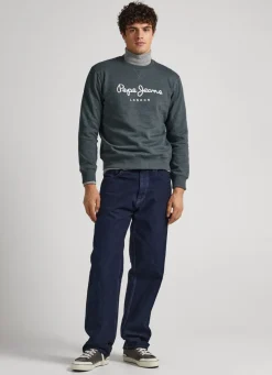 Men Pepe Jeans Embroidered Logo Sweatshirt