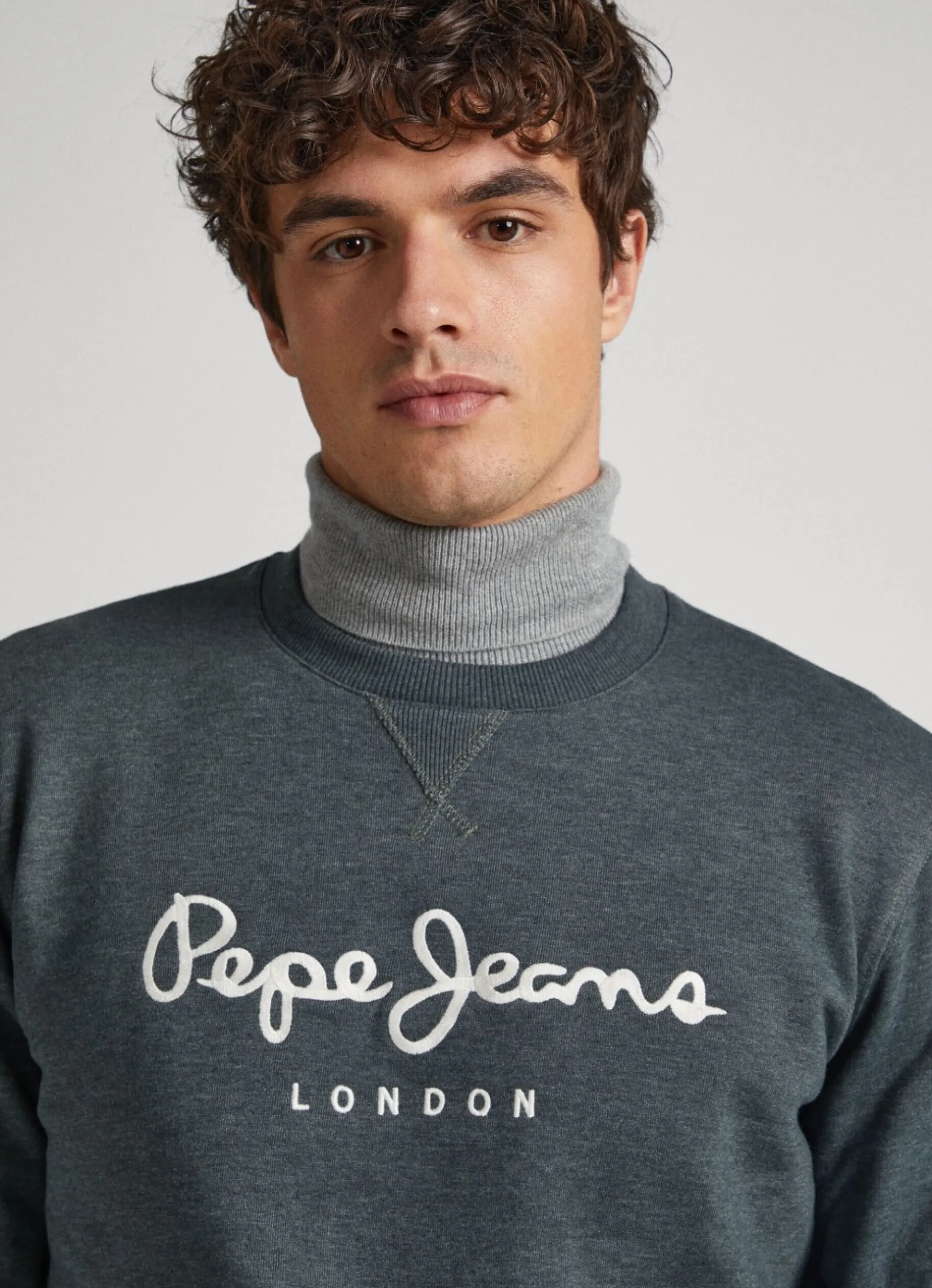 Men Pepe Jeans Embroidered Logo Sweatshirt
