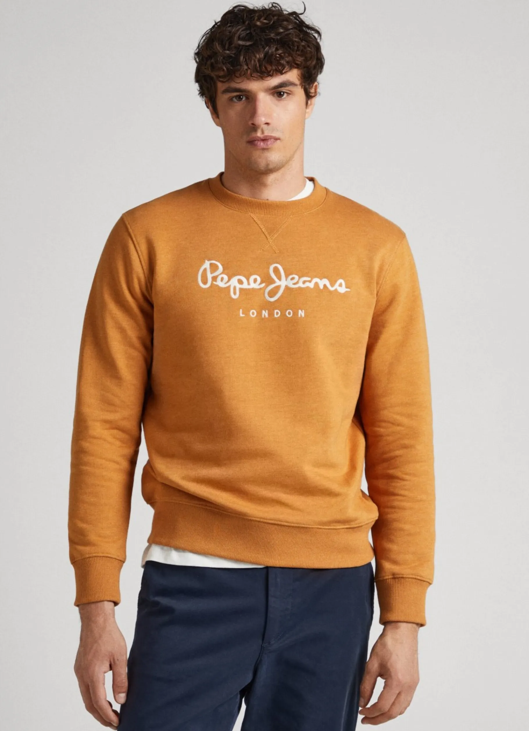 Men Pepe Jeans Embroidered Logo Sweatshirt