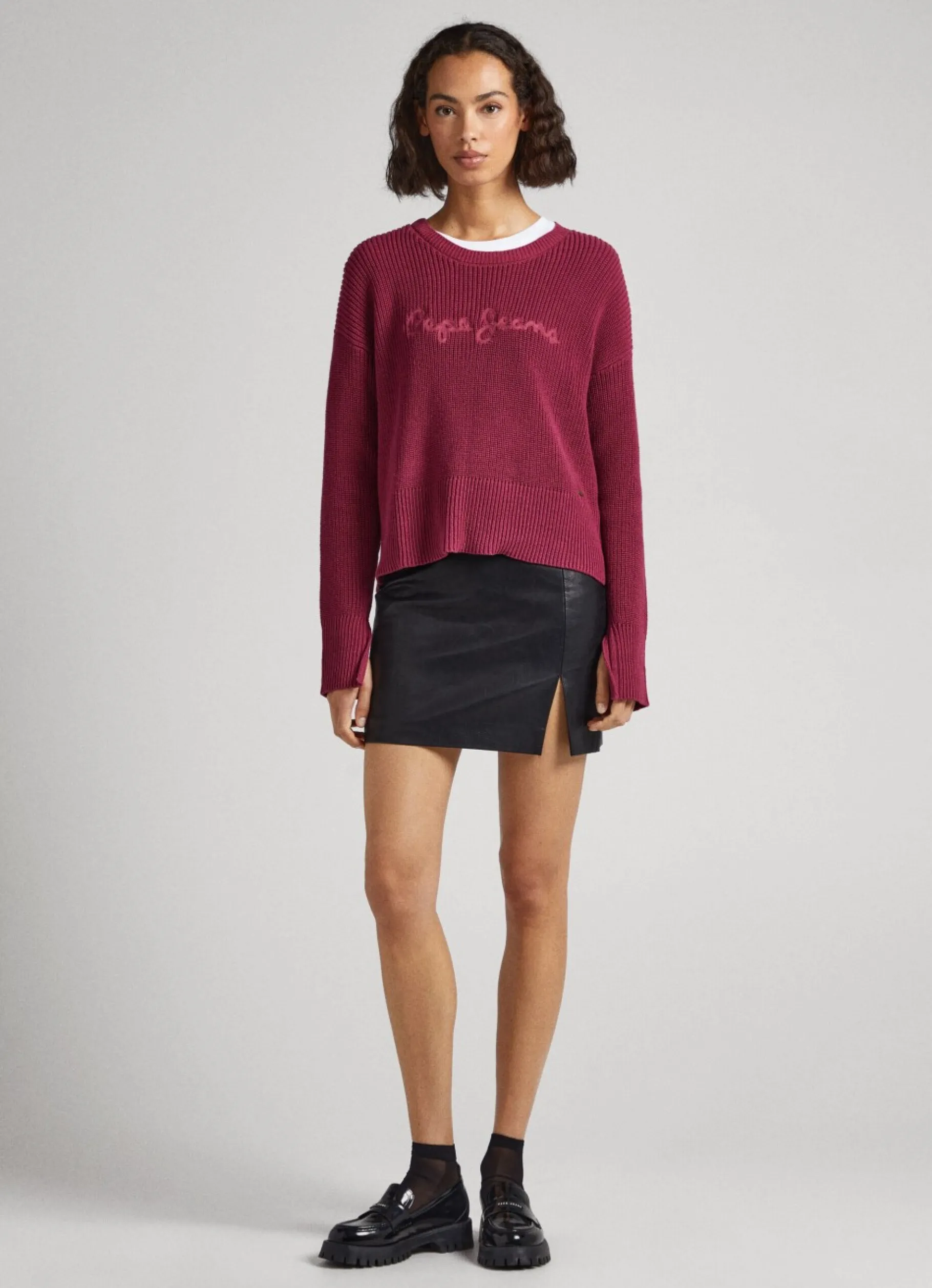 Women Pepe Jeans Embroidered Logo Sweatshirt