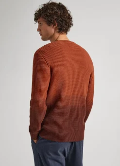 Men Pepe Jeans Fade Effect Colour Block Knit