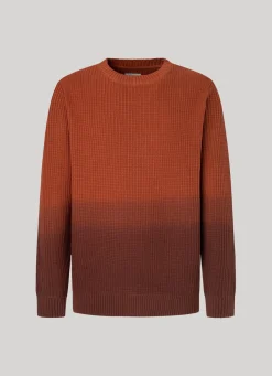 Men Pepe Jeans Fade Effect Colour Block Knit