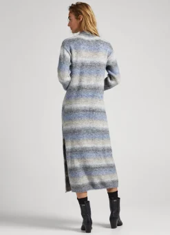 Women Pepe Jeans Faded Effect Melange Dress