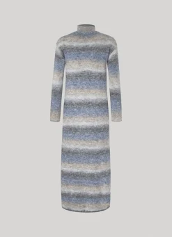 Women Pepe Jeans Faded Effect Melange Dress
