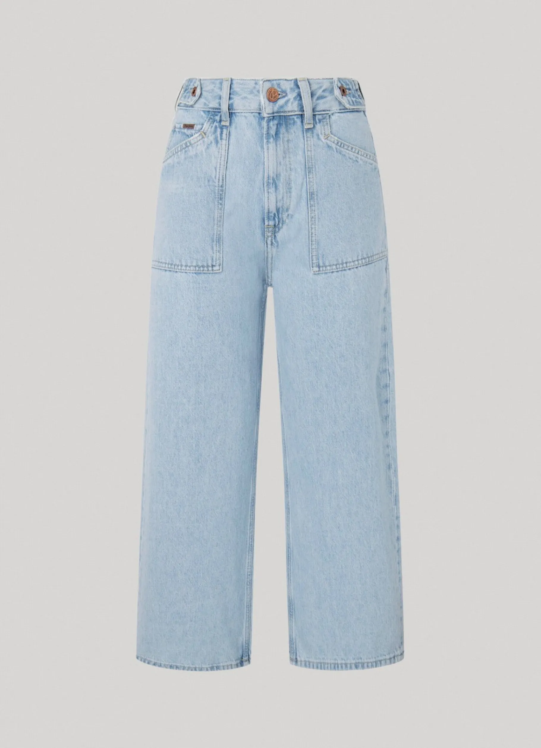Women Pepe Jeans Febee Wide Fit High-Rise Jeans