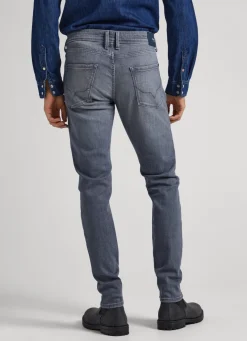 Men Pepe Jeans Finsbury Skinny Fit Low-Rise Jeans