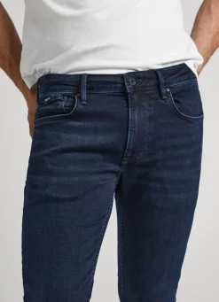 Men Pepe Jeans Finsbury Skinny Fit Low-Rise Jeans