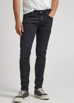 Men Pepe Jeans Finsbury Skinny Fit Low-Rise Jeans