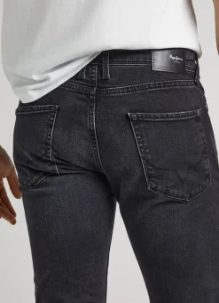 Men Pepe Jeans Finsbury Skinny Fit Low-Rise Jeans