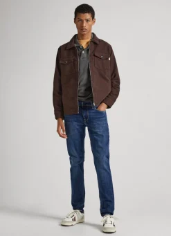 Men Pepe Jeans Finsbury Skinny Fit Low-Rise Jeans