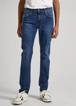 Men Pepe Jeans Finsbury Skinny Fit Low-Rise Jeans