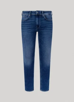 Men Pepe Jeans Finsbury Skinny Fit Low-Rise Jeans